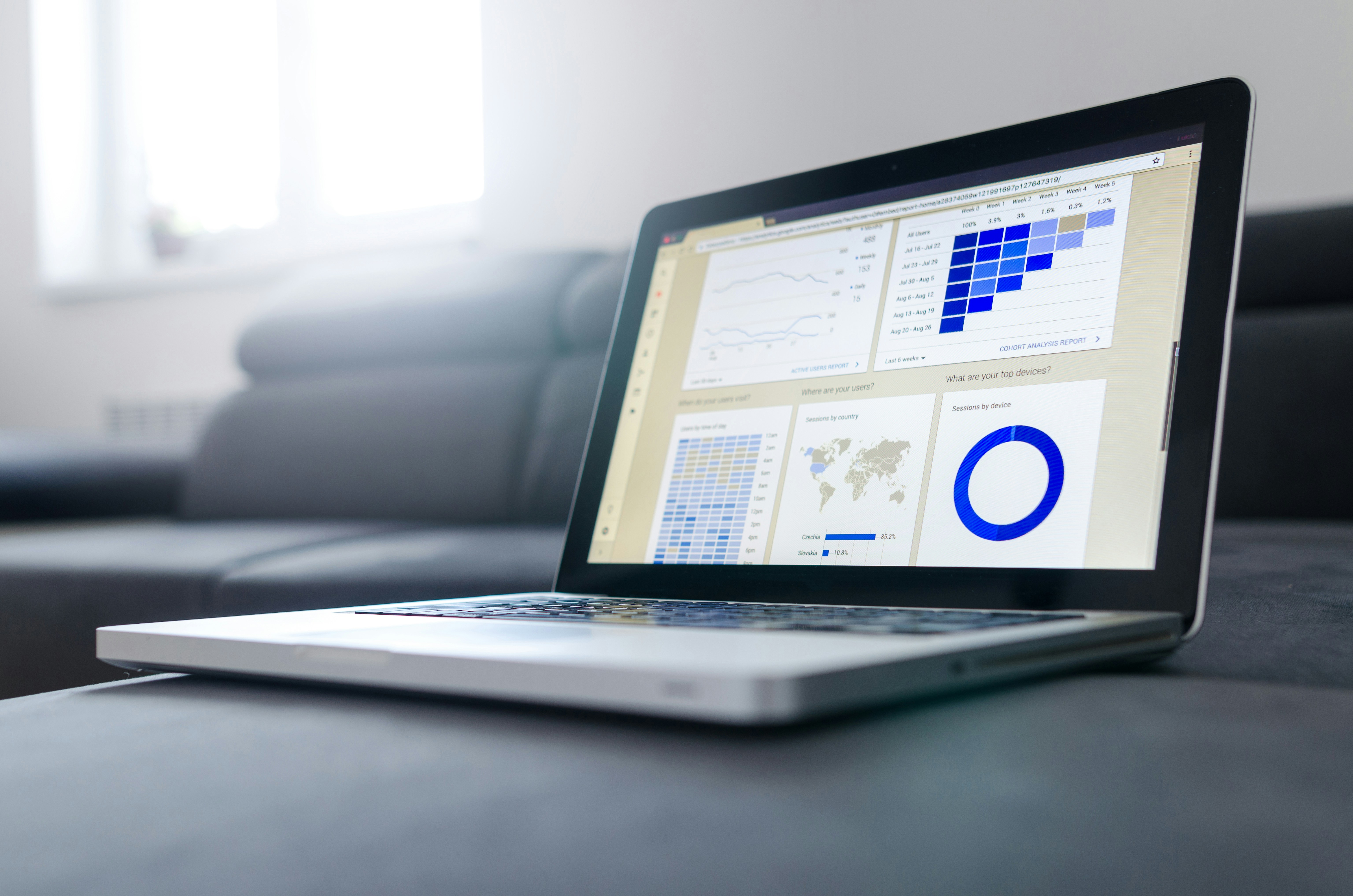 Analyst reviewing lead attribution and CRM pipeline data